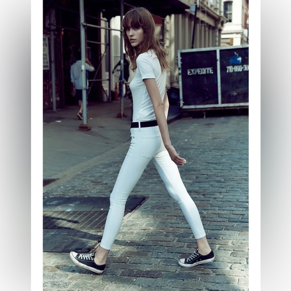 Athleta Jeans Sculptek Lt Blue Biscayne 0 24x26.5 Skinny Ankle Stretchy Comfy - Picture 16 of 16